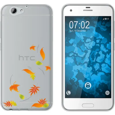 Produktbild von PhoneNatic Case kompatibel mit HTC One A9s Silikon-Hülle Herbst Blätter/Leaves M1