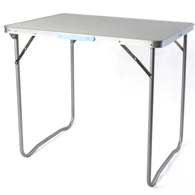 Produktbild von Campingtisch mit Tragegriff MDF Tischplatte 80x60x68cm Falttisch Picknicktisch