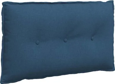 Image de vidaXL Coussin dorsal bleu 80 x 19 x 50 cm Tissu