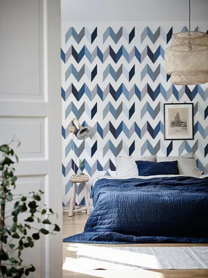 Produktbild von Coloray Fototapete 250x104 cm Latextapete Magicstick - Chevron