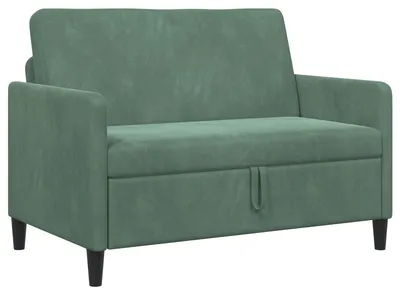 Produktbild von vidaXL Sofa mit Stauraum Meergrün 122 x 78 x 87 cm Polyester