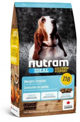 Productafbeelding van Nutram Weight Dog I18 2KG
