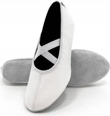 Produktbild von Ballettschuhe aus Natürlichem Softleder, Größe 39, mit rutschfester Unterseite
