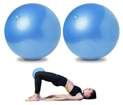 Produktbild von Pilatesball Gymnastikball Minibal - 22 bis 25 cm - Anti-Burst PVC - Rutschfeste Oberfläche - Für Yoga und Physiotherapie