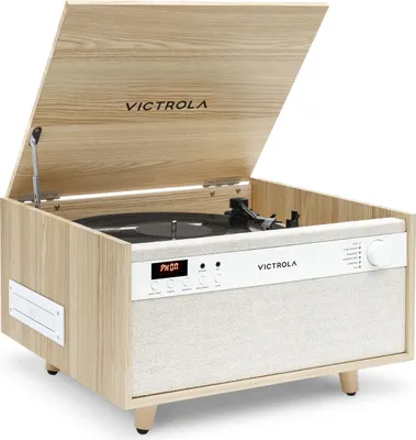 Produktbild von Victrola Century, Audio-Plattenspieler mit Riemenantrieb, Holz, 411 mm, 379 mm, 198 mm, 6,93 kg