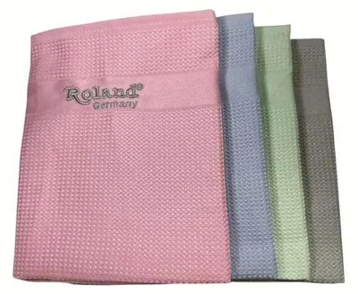 Produktbild von Roland Mikrofaser Putztücher Reinigungstücher Allzwecktücher Trockentuch 4 er Set Premium Tücher