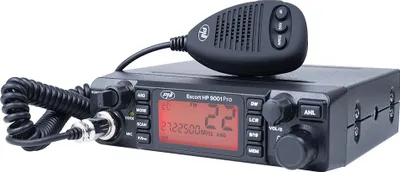 Obrázek produktu pro CB PNI Eskortní vysílačka HP 9001 PRO ASQ nastavitelná, AM-FM, 12 V / 24 V, 4 W, skenování, duální hlídání, ANL, vícebarevný displej
