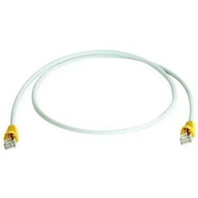 Produktbild von Telegärtner RJ45 (cross-over) Networks Cable CAT 6A S/FTP 2.00 m Grey Flame-retardant, incl. detent
