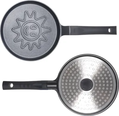 Produktbild von KAMILLE Pfanne INEZ Pfannkuchenpfanne 18 cm Induktion Antihaft-Pfanne Crepsespfannen Sonne