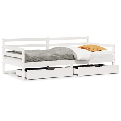 Obrázok produktu pre Denná posteľ so zásuvkami 90x200 cm masívna borovica
