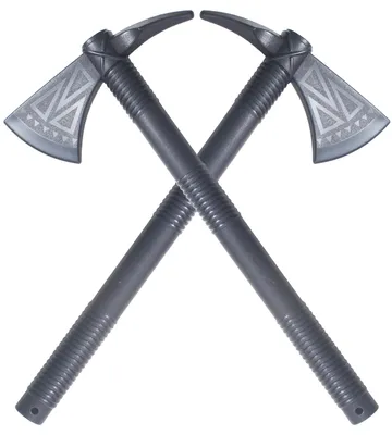 Produktbild von Pack 2 Äxte Polypropylen Tomahawk Kunststoffaxt