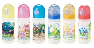Produktbild von Baby-Nova 48002 Baby-Flasche + Sauger, 300ml Fassungsvermögen, -frei