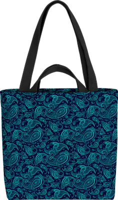 Produktbild von VOID Ethno Paisley Design Muster Tasche 33x33x14cm,15l Einkaufs-Beutel Shopper Einkaufs-Tasche Bag