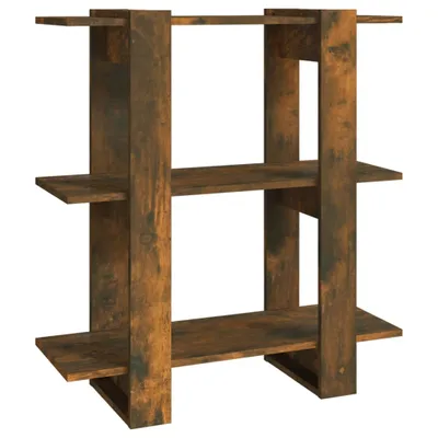Zdjęcie produktu dla vidaXL Regał/przegroda do pokoju z wędzonego dębu 80x30x87 cm