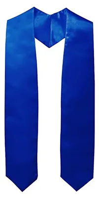 Zdjęcie produktu dla Elzusha - Uniwersalny, satynowy szalik dla absolwentów, 150 cm, biały
