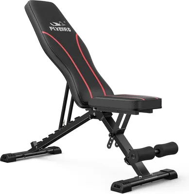 Obrázek produktu pro Multifunkční posilovací lavice s nastavitelným opěradlem