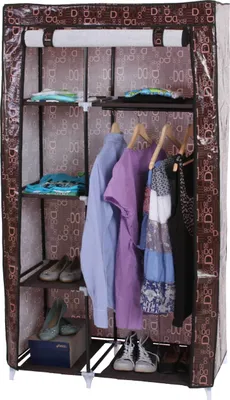 Produktbild von Faltschrank Campingschrank Stoffschrank Kleiderschrank 163x89x43cm