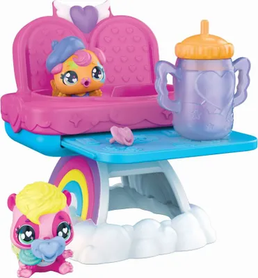 Image de Ensemble De Jeu Hatchimals Avec Chaise D'alimentation Pour Animaux