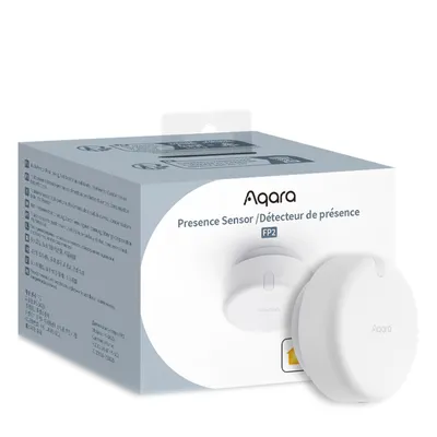 Obrázek produktu pro Aqara PS-S02D, Světlo, Motion, Kabelový a bezdrátový, Wi-Fi, IPX5, Bílá, Amazon Alexa & Google Assistant