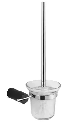 Image de Brosse de toilette Aron, noir/chrome (7088150-07)
