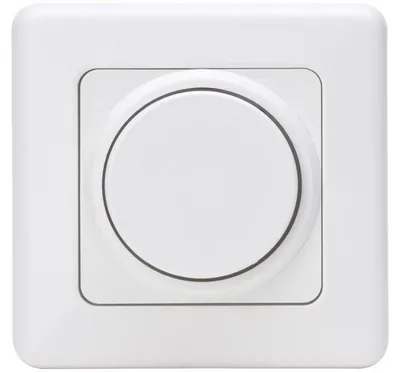 Produktbild von Kopp 803202012 Dimmer m.Drehausschalter 40-400W/VA230V arktis
