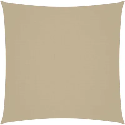 Image de vidaXL Voile d'ombrage Oxford Tissu Carré 6x6 m Beige
