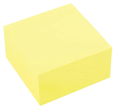 Produktbild von Haftnotizwürfel Super Sticky Notes |Notiz Klebezettel | Selbstklebende Haftnotizzettel in 51x51mm 400 Blatt Gelb