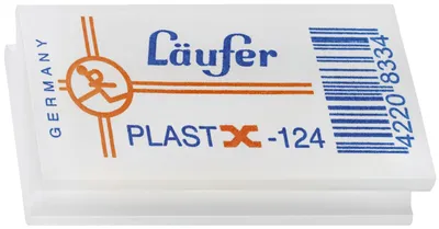 Produktbild von Laufer Plast X-124, Kunststoff, Weiß, Erwachsene & Kinder, 46 mm, 20 mm, 9 mm