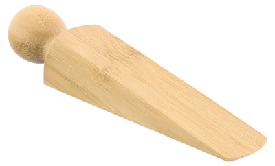 Produktbild von WAGNER Türkeil BAMBOO - 170 x 45 x 40 mm, Kugelgriff, Bambus natur, zum Unterschieben, schützt Tür&Wand - 15695601
