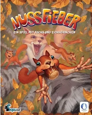 Produktbild von Nussfieber Brettspiel – Familienspiel für Kinder und Erwachsene, Deutsch/Englisch