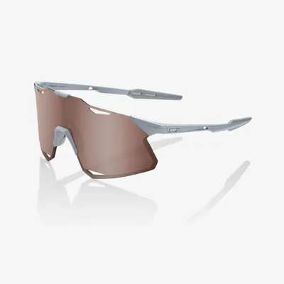 Produktbild von 100% Hypercraft Matte Stone Grey/HiPER Crimson Silver Mirror Fahrradbrille