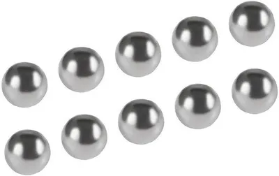 Image de Roulements à billes en acier, diamètre 8 mm, lot de 40 pièces, robustes et durables