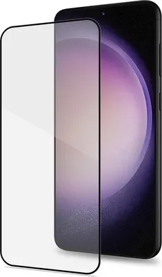 Productafbeelding van Celly FULL GLASS, Samsung, Galaxy S23 5G, Krasbestendig, Zwart, Transparant, 1 stuk