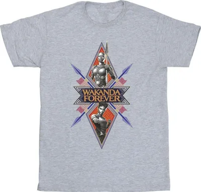 Produktbild von Marvel - "Wakanda Forever" T-Shirt für Herren BI43680 (M) (Grau)
