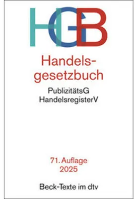 Produktbild von Handelsgesetzbuch. HGB