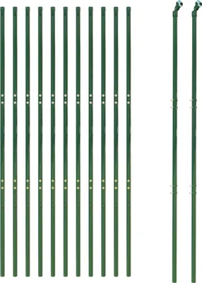 Image de Clôture en treillis métallique vert 2,2x25 m acier galvanisé