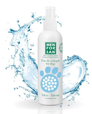 Produktbild von Menforsan Parfum für Tiere, Talc en poudre, 125 ml, Größe M