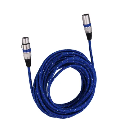 Obrázok produktu pre Mikrofónový kábel, MIC audio kábel, MIC kábel, XLR samec na zástrčku, XLR samec na samicu, 3pinový mikrofónový kábel