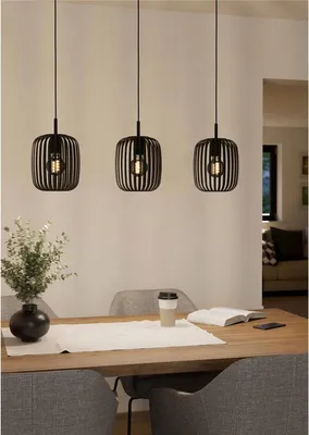 Obrázek produktu pro Lustr Eglo Romazzina 900495 3 x E27 40 W černý