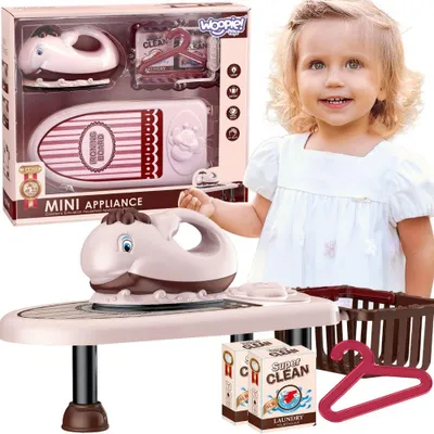 Produktbild von Woopie - WOOPIE Bügelset 2in1 Bügeltisch mit Musik 7 el.