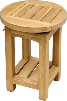Immagine prodotto di AXI Nomani Sgabello in Teak | Perfetto per il set da bar AXI Nomani / per il giardino | Mobili da giardino - 35 x 35 x 44,5 cm
