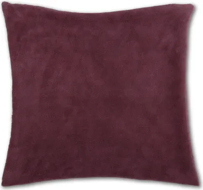 Immagine prodotto di Copricuscino coccoloso di dimensioni 30x30 cm circa, colore: prugna