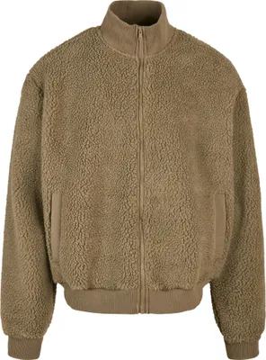 Produktbild von Urban Classics - Boxy Sherpa Jacke oliv - XL