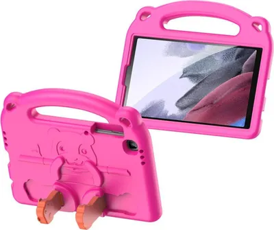 Produktbild von Dux Ducis Panda Armor Tablet Tasche Gehäuse für iPad 7/8 10.2" Schutzhülle für Kinder + Standfunktion EVA Pink