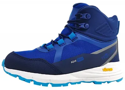 Produktbild von Trollkids Skarvan Hiker Mid XT Schnürstiefel Blau in Gr. 32