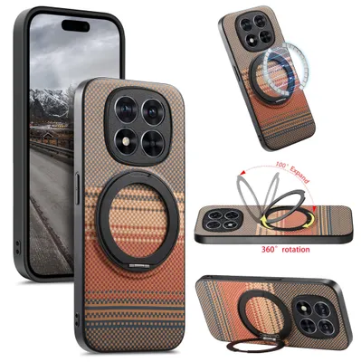 Image de Coque de protection magnétique MagSafe pour Xiaomi Redmi Note 15 Pro 5G, avec protection de l'appareil photo, couleur marron