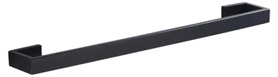 Immagine prodotto di Portasciugamani in acciaio inossidabile, 60 cm, colore nero opaco