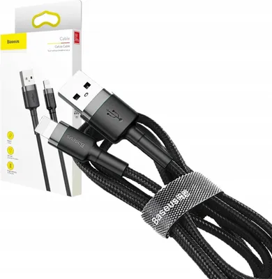 Immagine prodotto di Baseus CALKLF-AG1 cavo lightning 0,5 m Grigio, Nero