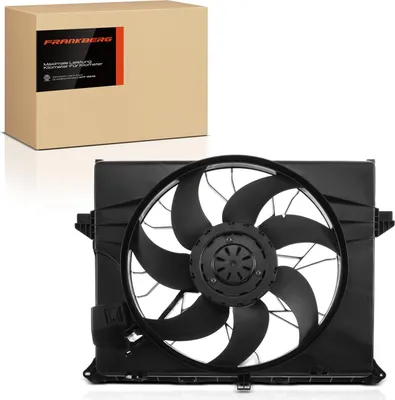 Obrázok produktu pre Frankberg 1x ventilátor chladenia motora s rámom ventilátora chladiča Mercedes-Benz Trieda M W164 Trieda R W251