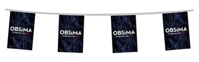 Image de Guirlande Fanions Obsima Décoration Festive Réutilisable - Obsima